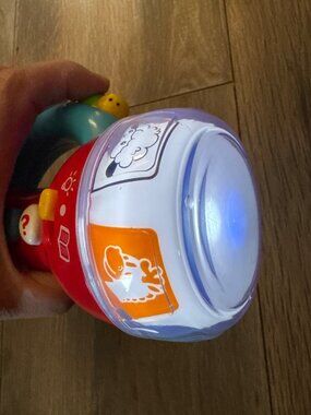 VTech Spin & Learn Color Flashlight Interactive Light-Up Toy Flashlight Animal S